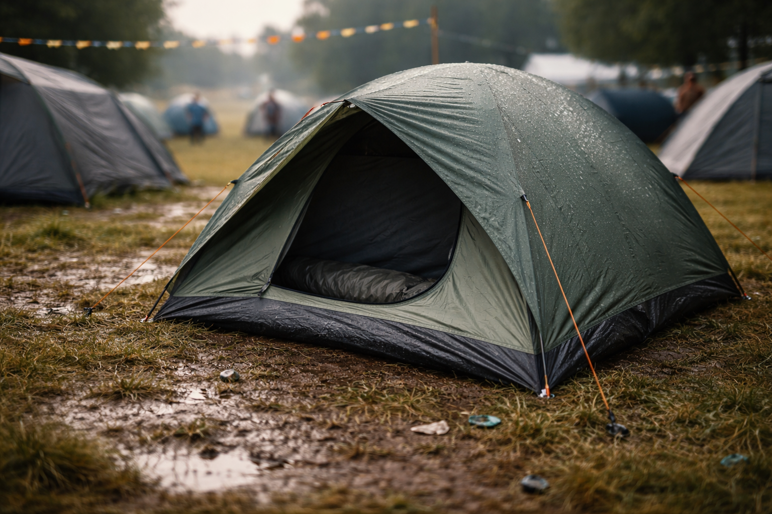 Bedste festivaltelt 2026: hurtigt at slå op og tåler regn