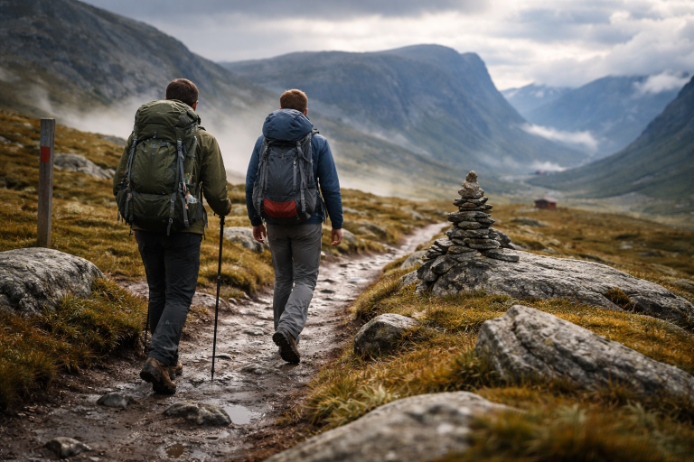Fjeldvandring: forberedelse, sikkerhed, udstyr og vejr