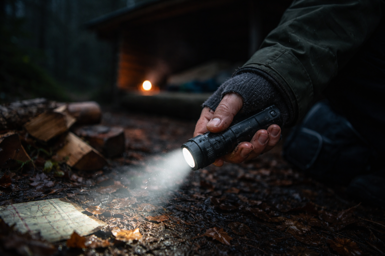 Bedste lommelygte til friluftsliv: sådan vælger du lumen, rækkevidde og batteri