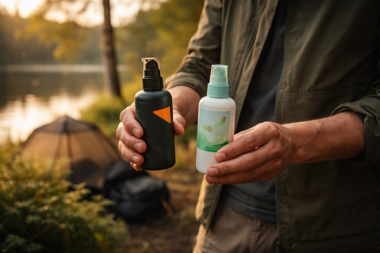 Bedste myggespray til tur: sådan vælger du mellem DEET og Icaridin